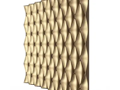 3D Wall Panel 03 Low-poly 3D model
