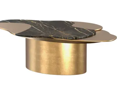 Vincenzo De Cotiis bronze Coffee Table 3D model