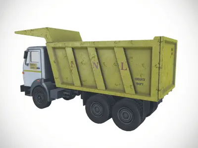 Mining 16 Tyre Truck Tata Signa 4825 Tipper 3D model
