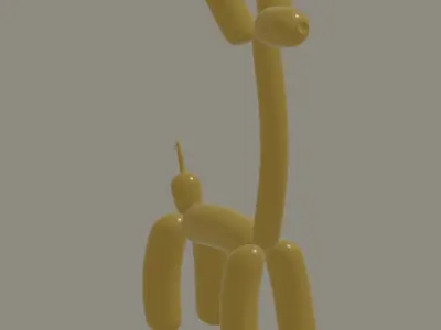 Balloon Giraffe 3D model