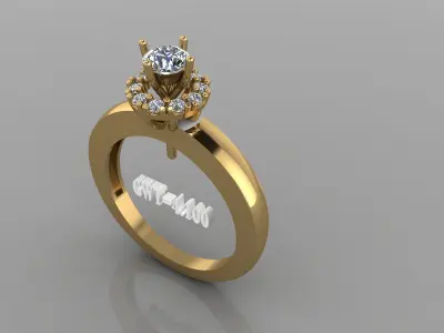 FASION UNIK RING 3D model 2