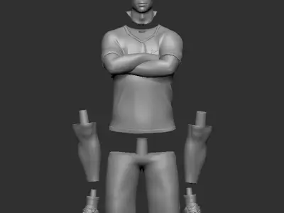 Rafael Nadal 3D Printable 4 3D print model