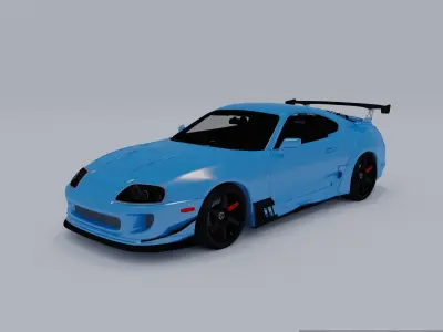 Toyota Supra A80 3D model