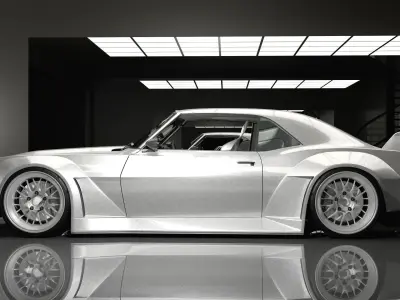 Chevrolet Camaro Z28 1968 Modified 3D model