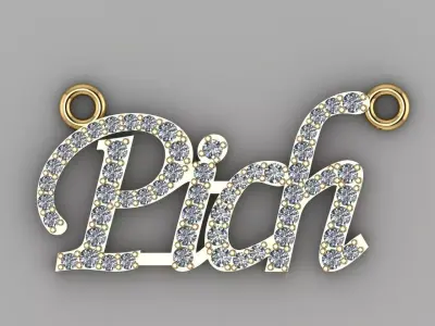 Pich Pendant 3D print model