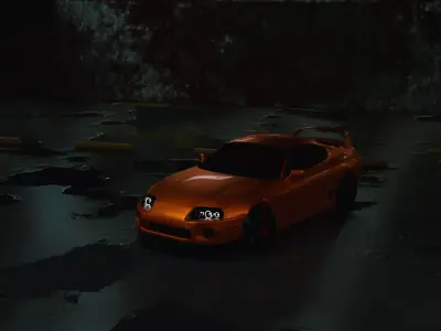 Toyota Supra A80 2002 3D model