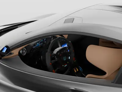 Hypercar Performance Model - P1 Inspired 3D model