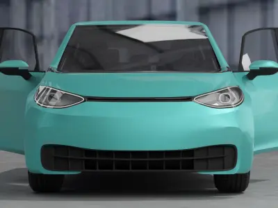 Volkswagen ID3 for Blender 3D model