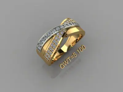FASHION RING 3D model shop