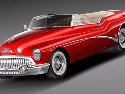 Buick Skylark Convertible 1953 3D model