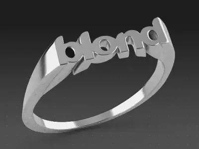 Frank Ocean Blonde Ring 3D print model