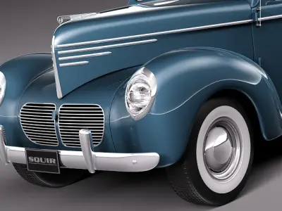 Willys Coupe 1940 3D model