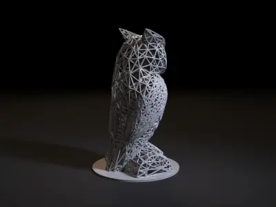Owl decor 3D print model