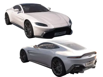 Aston Martin Vantage 2018 max2015 vray 3D model
