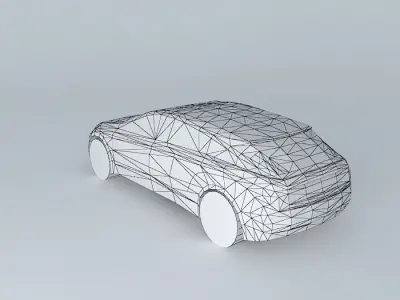 NEG car template Free 3D model