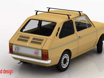 seat 133 1979 v2 3D model