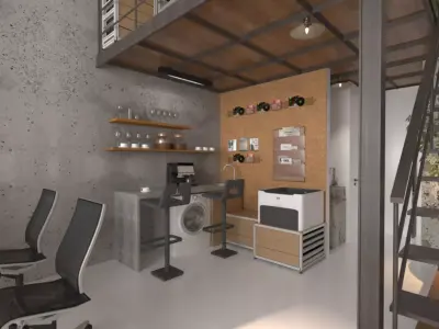 duplex apartment 3D model