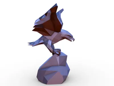 eagle figure 3D print model