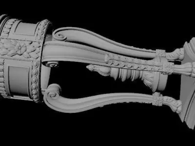 stand for a vase of flowers 3D model