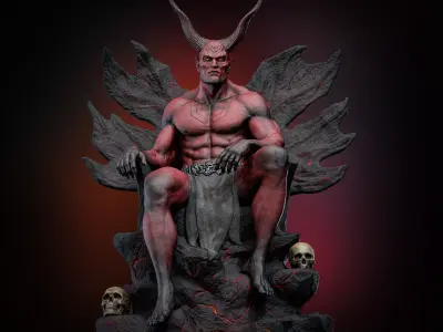 Demon 3D print model