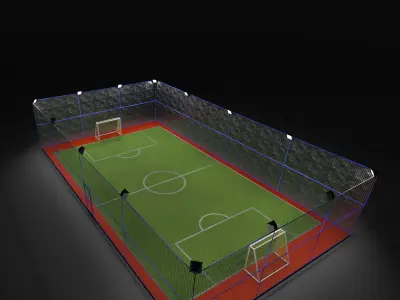 SOCCER FIELD 3D model