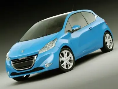 Peugeot 208 3 Door 3D model