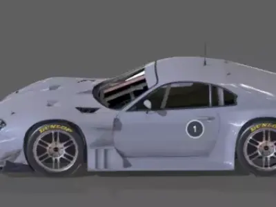 3D Supra car model 3D model
