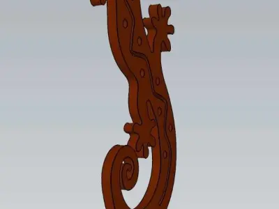 Wonderful Artificial Lizard Home and Garden Outdoor Lawn Decor 3D model