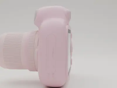 Kids camera Low-poly 3D model