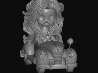 decorative figure 3D print model
