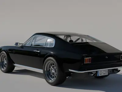 ASTON MARTIN DBS 1968 CUSTOM 3D MODEL 3D model