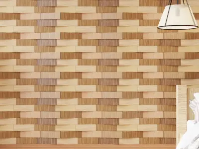 Wall wood V14 for your interior wall wood  3D model