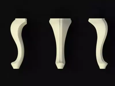 leg High quality 3d models for processing on a cnc machine  Free 3D model purchase