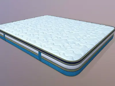 Centuary Mattresses Low-poly 3D model