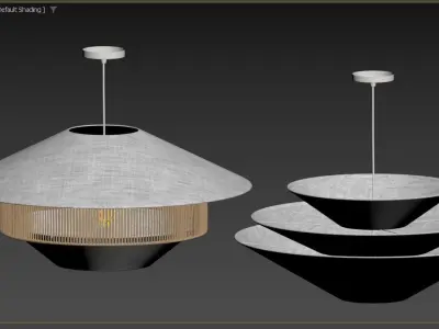 Gull Stevie WestElm lamp 3D model