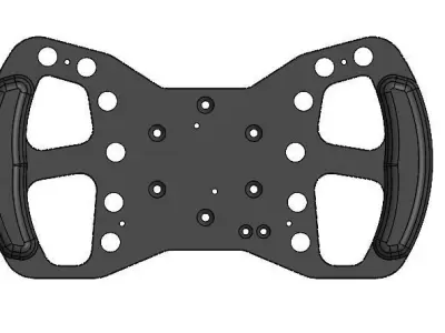 FORMULAR B1 BASE -STEERING WHEEL FOR SIM RACING 3D model