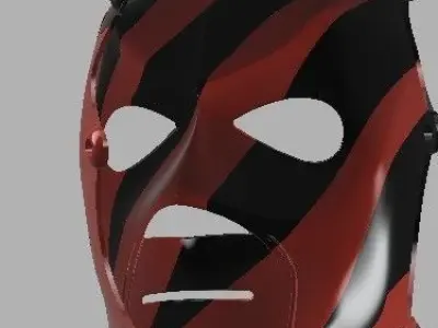 WWE kane mask 3D model