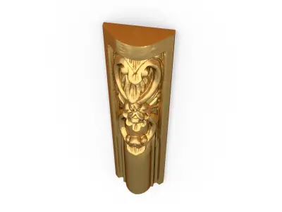 Classic decor ornament carved 35 3D model