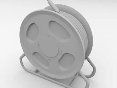 Fire Hose Reel 3D model