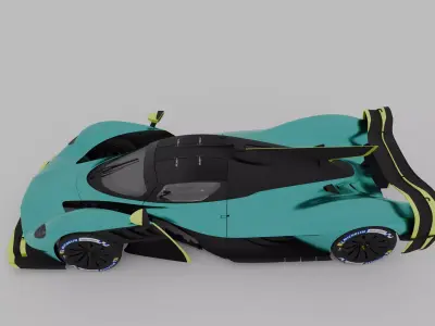 Aston Martin Valkyrie AMR Pro 3D model