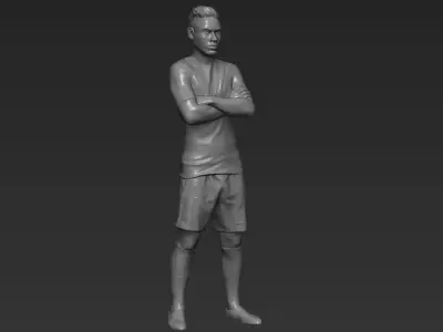Neymar PSG 3D printing ready stl obj formats 3D print model