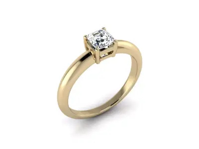 Jewelry Diamond Ring 3D print model