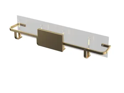 Cahill Collection Four-Light Luxe Bath Vanity Light 3D model