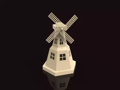 Windtower Toy Free 3D print model