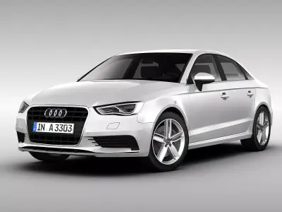 Audi A3 Sedan 2014 3D model
