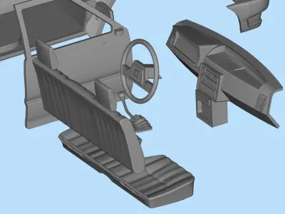 Printable MAZDA B SERIES REGULAR CAB 3D print 3D print model