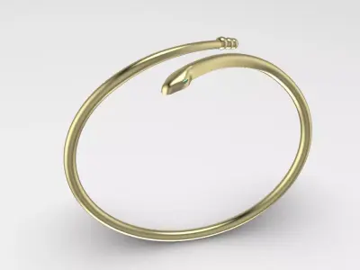 snake bracelet 3D print model purchase