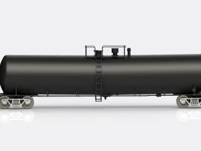 30 000 Gallon Tank Car V2 - H0 scale 3D print model