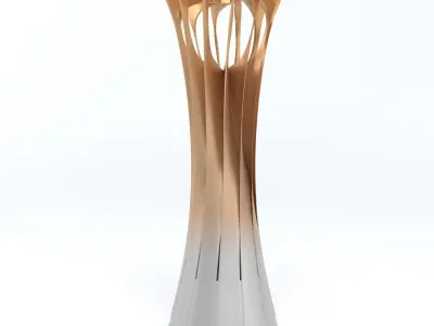 Volleyball World Championship Cup Trophy low poly Low-poly 3D model