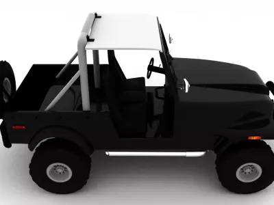Jeep CJ Renegade 1977 3D model